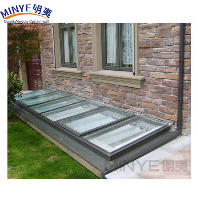 Skyview aluminio techo claraboya con función insonorizada y abre automático
