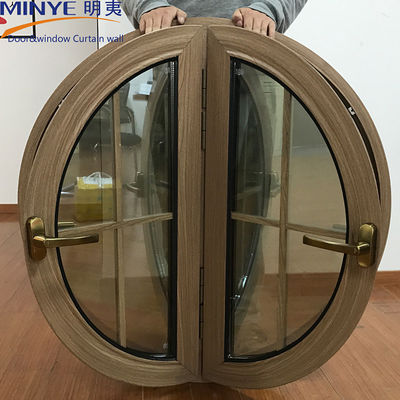 Ventana de aluminio con banda de goma EPDM y vidrio doble acristalado doble templado
