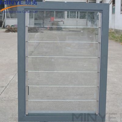 Colores personalizados Diseño francés Ventana de vidrio automática Jalousie con Alemania Hardware
