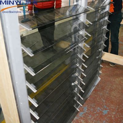 Ventanas de aluminio con recubrimiento en polvo de aleación insonorizada para edificios comerciales