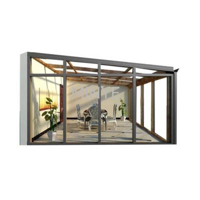 Diseño personalizable Casa de vidrio fuerte prefabricada/salón de aluminio/conservación