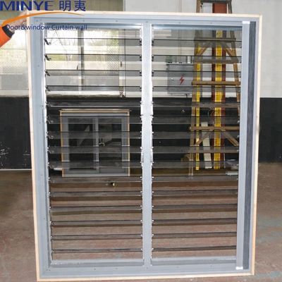 Ventanas de aluminio con recubrimiento en polvo de aleación insonorizada para edificios comerciales