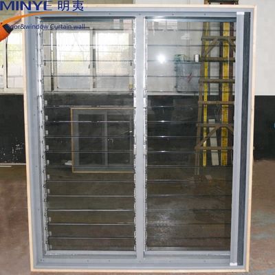 Ventanas de aluminio con recubrimiento en polvo de aleación insonorizada para edificios comerciales