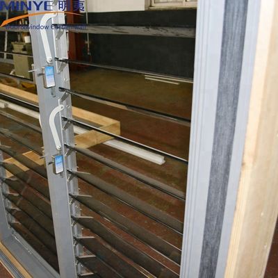Ventanas de aluminio con recubrimiento en polvo de aleación insonorizada para edificios comerciales