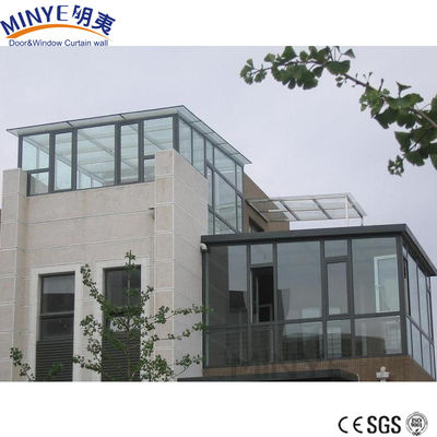 Diseño personalizable Casa de vidrio fuerte prefabricada/salón de aluminio/conservación