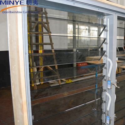 Ventanas de aluminio con recubrimiento en polvo de aleación insonorizada para edificios comerciales