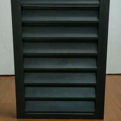 Perfiles de aluminio OEM, persianas de plantación de vidrio con dirección de apertura de rodadura