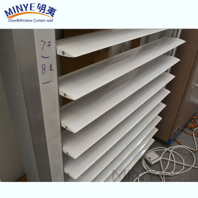 Perfiles de aluminio OEM, persianas de plantación de vidrio con dirección de apertura de rodadura