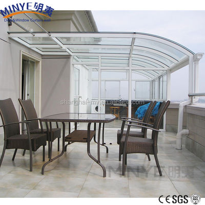 Mejora tu hogar con las salas de sol de jardín de invierno de vidrio templado verde de Shanghai Minye.