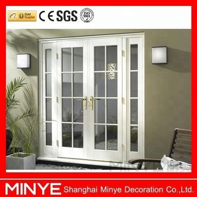 Diseño de la puerta principal de Kerala House Vinyl Frame UPVC Puerta con vidrio y característica impermeable