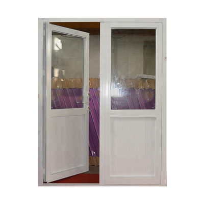 Puerta de PVC impermeable con diseño moderno y material de rejilla de pantalla de plástico