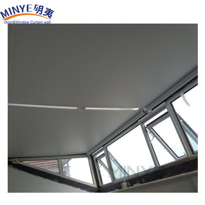 Gran faro de aluminio de diseño moderno con vidrio templado simple/doble en forma de pirámide