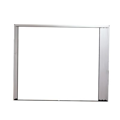 Perfil de aluminio retráctil Red de mosquitos puerta de pantalla plegable de deslizamiento diseño moderno