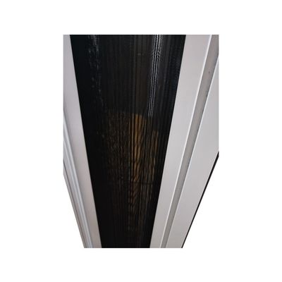 Perfil de aluminio retráctil Red de mosquitos puerta de pantalla plegable de deslizamiento diseño moderno