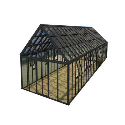 Cuadros de aluminio y paneles de vidrio Prefabricados de descanso térmico Sala de sol para invernadero