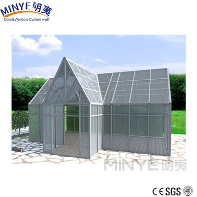 Salón solar electroforético / Jardín de invierno de aluminio / Conservatorio con diseño de techo triangular