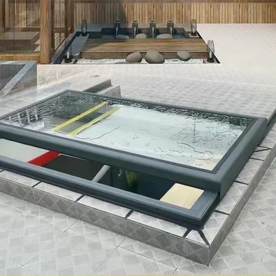 Ventanas de aluminio eléctrico iluminación solar de tubo con función abierta y insonorizada