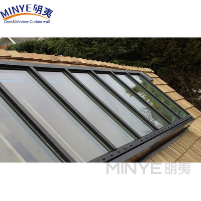 Ventanas de aluminio eléctrico iluminación solar de tubo con función abierta y insonorizada
