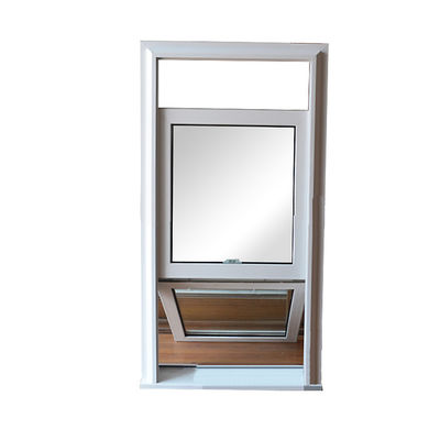 Pantalla plegable de diseño moderno UPVC Ventana corredera hacia arriba y hacia abajo con vidrio templado