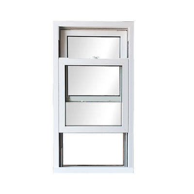 Pantalla plegable de diseño moderno UPVC Ventana corredera hacia arriba y hacia abajo con vidrio templado