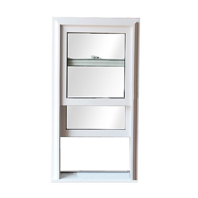 Pantalla plegable de diseño moderno UPVC Ventana corredera hacia arriba y hacia abajo con vidrio templado