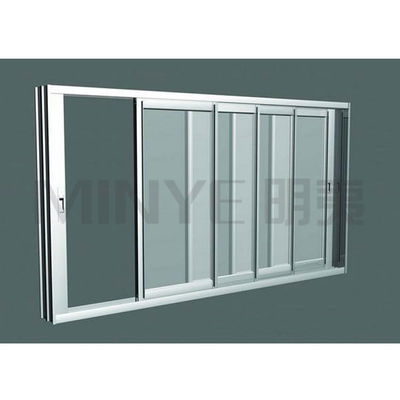 Ventana corredera de perfil de vidrio de aluminio insonorizado para ventanas de casement en Myanmar
