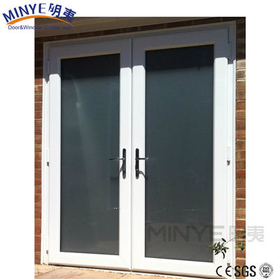 Puertas de PVC de entrada de Dubai con material de malla de pantalla de fibra de vidrio y tira de goma EPDM