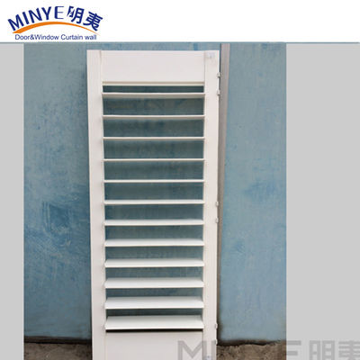 2.5'/3.5'/4.5' Tamaño de la cuchilla de la ventana de diseño de la plantación de PVC persiana para la decoración de la villa