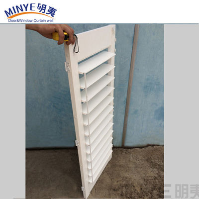 2.5'/3.5'/4.5' Tamaño de la cuchilla de la ventana de diseño de la plantación de PVC persiana para la decoración de la villa