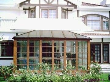 Triángulo de techo moldeado tamaño personalizado de aluminio de cristal de la habitación de baño de sol en el más bajo