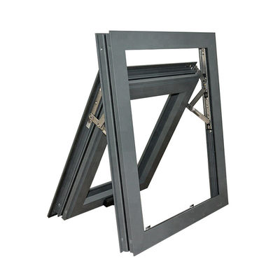 Ventanas de techo de claraboyas de aluminio de vidrio doble templado con malla de pantalla de fibra de vidrio