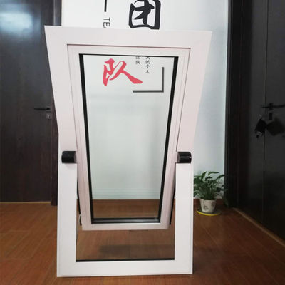 Buen sellado colores personalizados de aluminio centro pivote ventanas colgadas con diseño moderno
