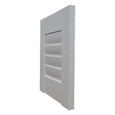 Economía Baño de aleación de aluminio Ventanas con persianas de plantación de vidrio a prueba de viento