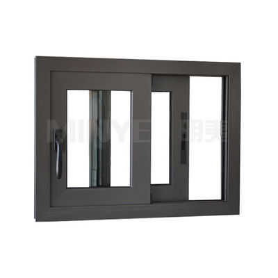 Ventana corredera de perfil de PVC de estilo baño con pantalla de mosca y hardware de Alemania