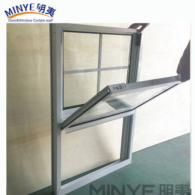 Ventana corredera vertical de vinilo de Shanghai con acero y hardware de refuerzo de 1,2 mm