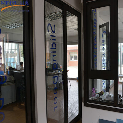 Tipo de pantalla de rodadura Puertas corredizas de aluminio de vidrio Precios 300 PA Tasa de penetración de agua