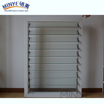 Ventana decorativa de aluminio de aleación de vidrio huracán para medidas de seguridad