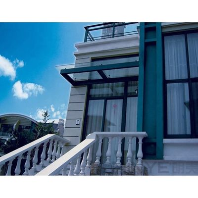 Paredes cortinas de vidrio estructural de fachada ventilada de aluminio para diseño de villas personalizado