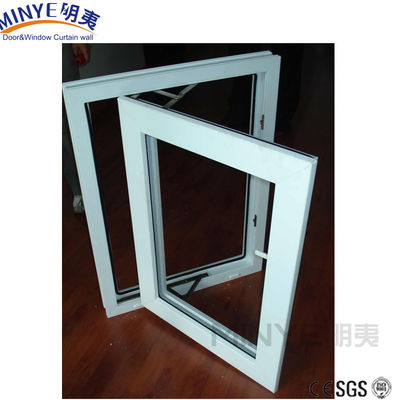Ventana de doble vidrio de tamaño personalizado con revestimiento de PVC para aislamiento térmico y acústico