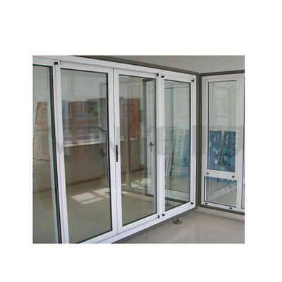 Puerta corredera de PVC de vidrio único para aislamiento acústico y resistencia al viento en Filipinas