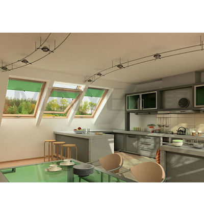 Ventana de techo de vidrio de aluminio personalizada con claraboya intermitente espesor de perfil de 2,5 mm / 3,0 mm
