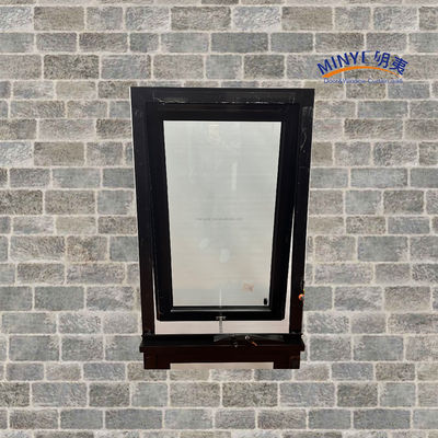 Ventana de doble acristalamiento de perfil de aluminio con colores personalizados.