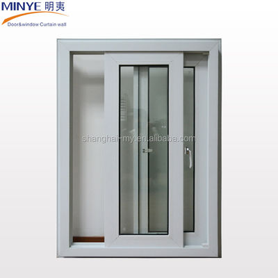 Innovador diseño de ventanas corredizas de PVC/UPVC con parrillas