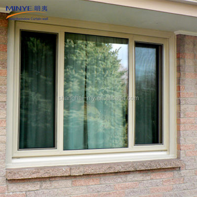 Ventana de aluminio de vidrio inquebrantable para la casa de función especial