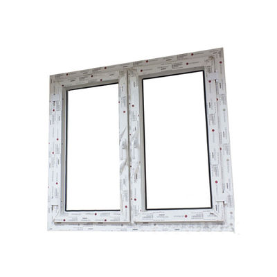 Diseño de ventanas de revestimiento de UPVC/PVC para inodoros Resistencia al viento 3500pa Estilo abierto y oscilante