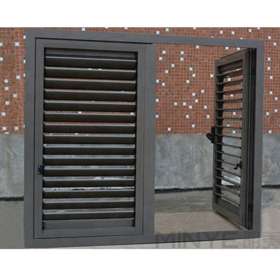AS2047 Ventana estándar con persiana de aluminio ajustable