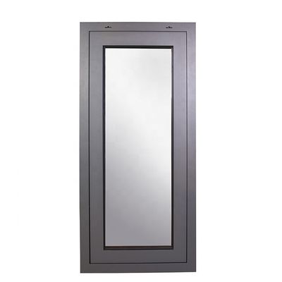 Cristales templados de aleación de aluminio decorativo con centro de pivote, casco inclinado y ventana giratoria