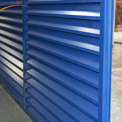 Diseño de persianas fijas CE Profile de aluminio Marco de persianas para OEM de persianas de rodillo