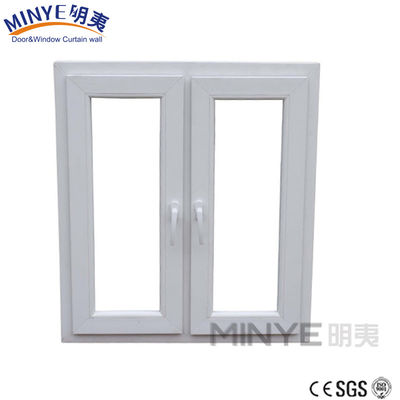 Patrón de apertura horizontal marco de ventana de PVC de estilo europeo diseño de 2,5 mm de espesor