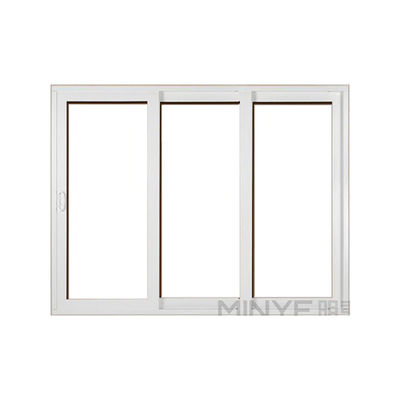 Ventanas correderas de UPVC con doble acristalamiento y apertura horizontal